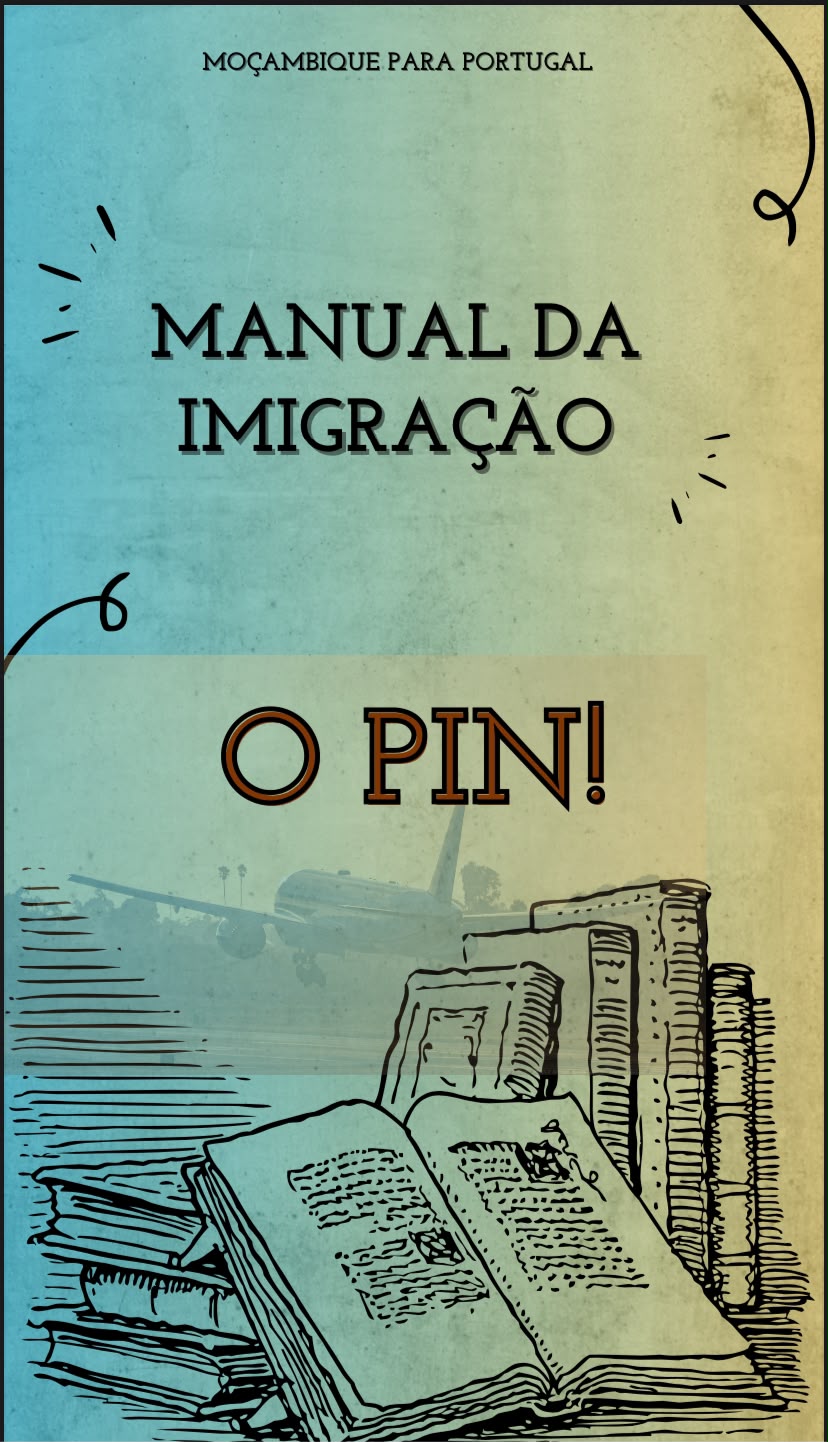 Capa do e-book Manual da Imigração — Moçambique para Portugal